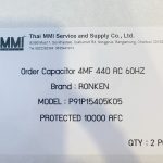 RONKEN - Capacitor P91P15405K05