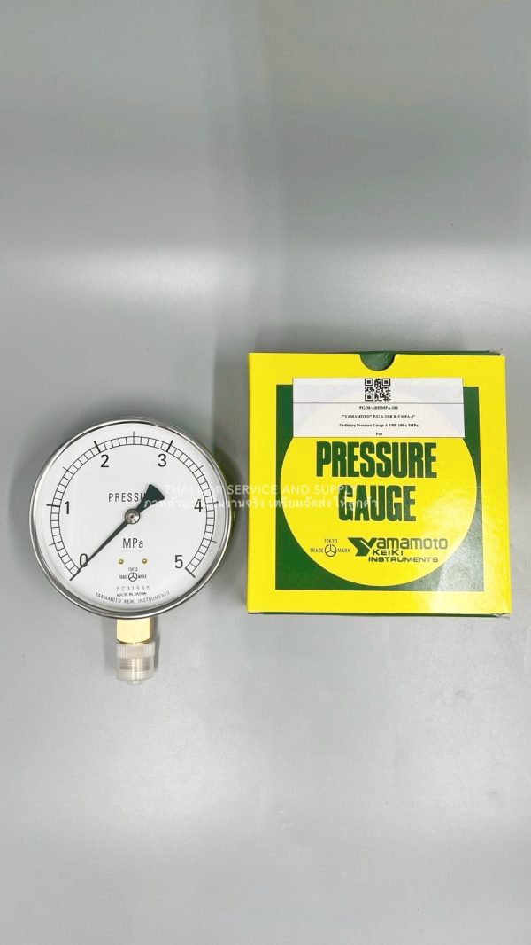 YAMAMOTO KEIKI - Ordinary Pressure Gauge (5 MPa)