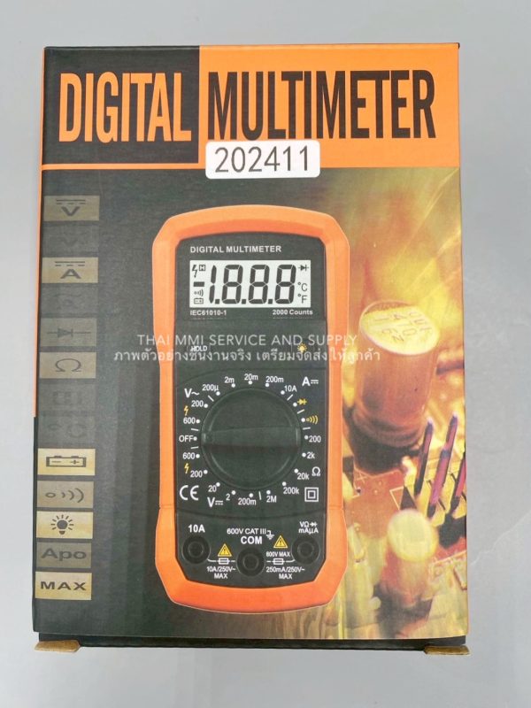 DURATOOL - Handheld Digital Mutimeter D03124