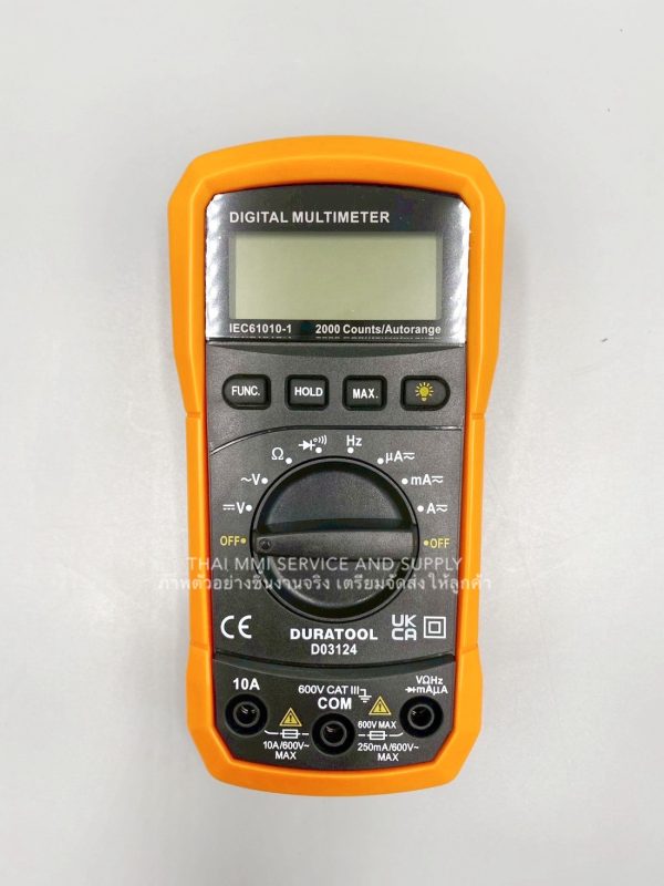 DURATOOL - Handheld Digital Mutimeter D03124
