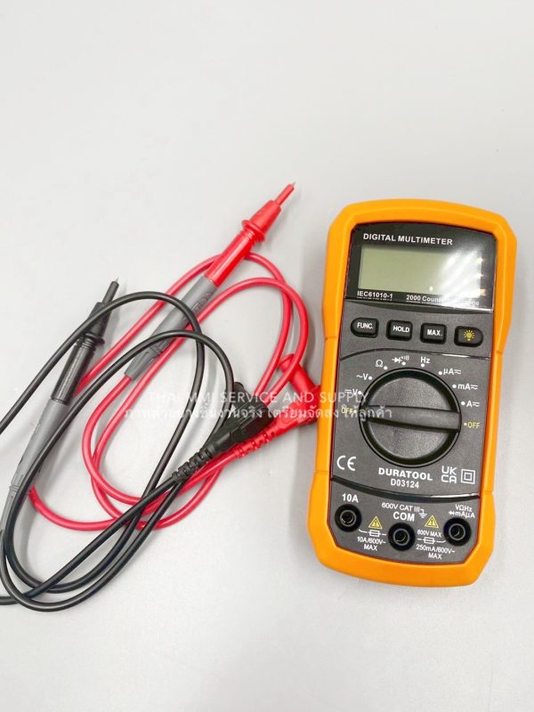 DURATOOL - Handheld Digital Mutimeter D03124