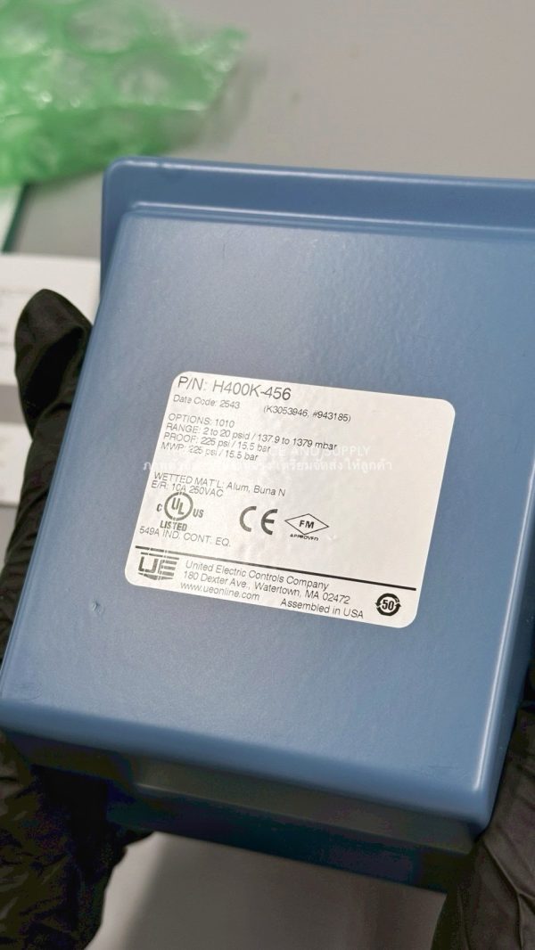 United Electric Control - H400K Differential Pressure Switch