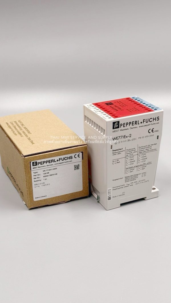 PEPPERL+FUCHS - Switch Amplifier WE77/Ex-2 230V PEPPERL+FUCHS - Switch Amplifier WE77/Ex-2 230V