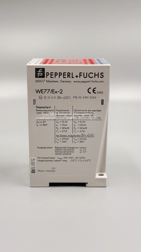 PEPPERL+FUCHS - Switch Amplifier WE77/Ex-2 230V