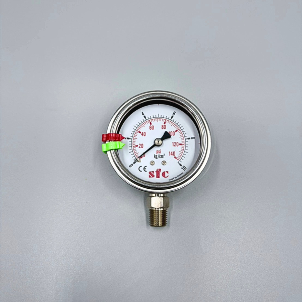 SFC - Pressure Gauge 2.5" AT, Range 10 kg–PSI