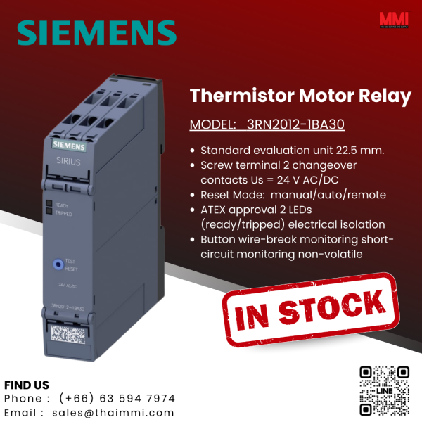 Thermistor Motor Relay 3RN2012-1BA30