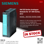 SIEMENS – SM 332 SERIES ANALOGUE MODULE 24V (6ES7332-5HF00-0AB0)