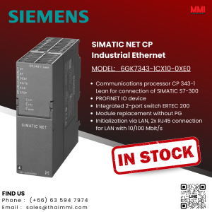 SIEMENS – SIMATIC NET CP INDUSTRIAL ETHERNET (6GK7343-1CX10-0XE0)